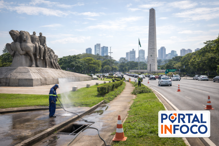 Avenida Ibirapuera passa por ações de preservação e zeladoria