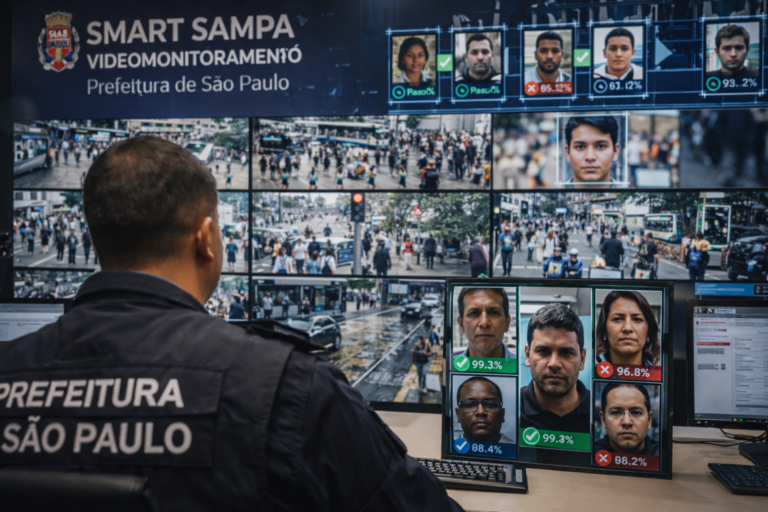 Pesquisa aponta prisões indevidas e falhas no sistema Smart Sampa, em São Paulo