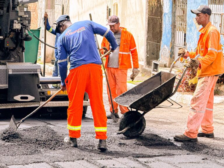 21/7/2026 – Prefeitura avança com obras do Pavimenta Lauro em ruas de Itinga
