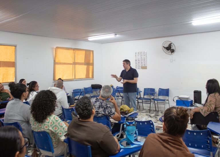 20/7/2026 – Professores da rede municipal participam de formação sobre educação antirracista e valorização das identidades afro-indígenas