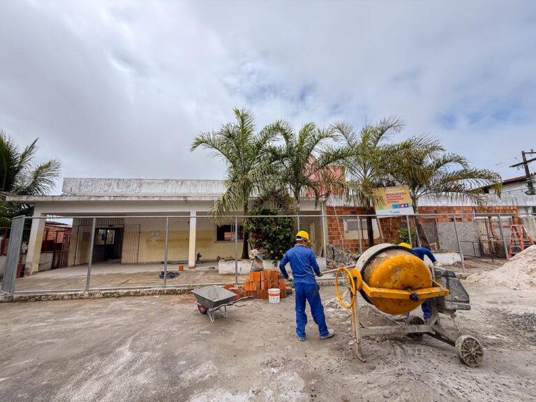 Obras de requalificação da Cozinha Comunitária em Itinga avançam e chegam a 60% de execução